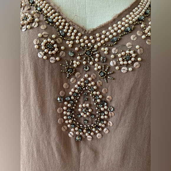 Beaded Cotton Tunic Cover Up by Charlie Joe - Large - Picture 3 of 7